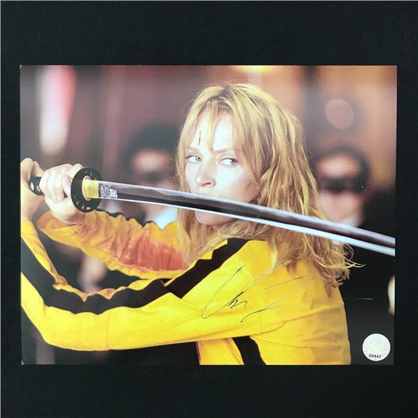 UMA THURMAN SIGNED KILL BILL 8X10 - KB COA