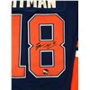 Image 2 : ZACH HYMAN SIGNED EDMONTON OILERS JERSEY - CENTER ICE COA