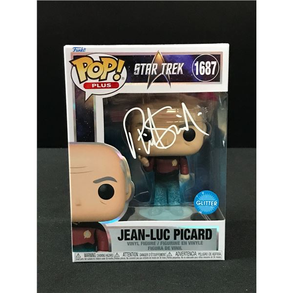 PATRICK STEWART SIGNED JEAN-LUC PICARD FUNKO POP - KB COA