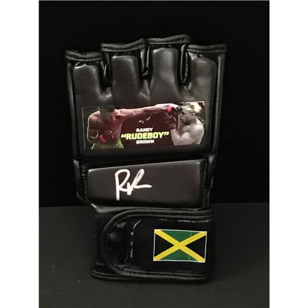 RANDY BROWN SIGNED MMA GLOVE BECKETT COA