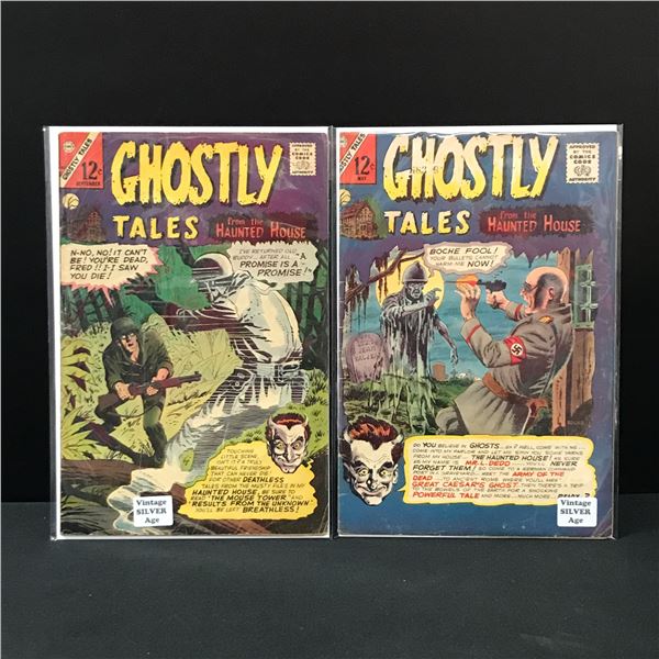 LOT OF 2 GHOSTLY COMICS CHARLTON COMICS