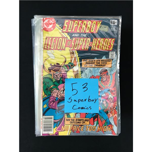 LOT OF 53 SUPER BOY COMICS