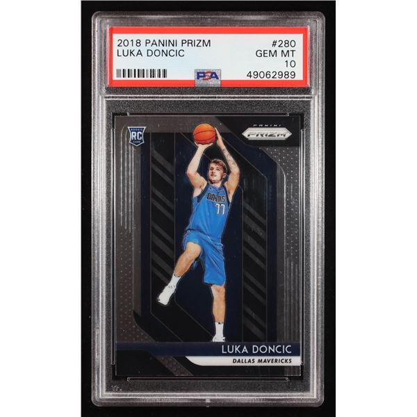 2019 PANINI PRIZM LUKA DONCIC  ROOKIE CARD PSA 10
