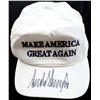 Image 1 : DONALD TRUMP SIGNED MAGA BASEBALL HAT (BECKETT LOA)
