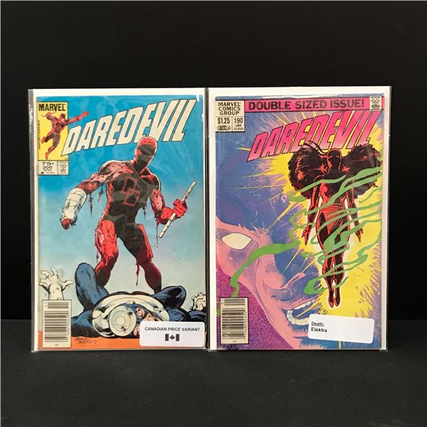LOT OF 2 DAREDEVIL COMICS (MARVEL COMICS)