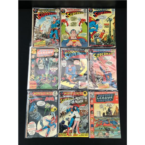 LOT OF 9 DC COMICS - VARIOUS TITLES
