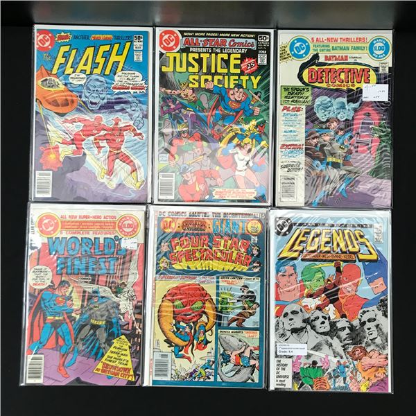 LOT OF 6 DC COMICS - VARIOUS TITLES