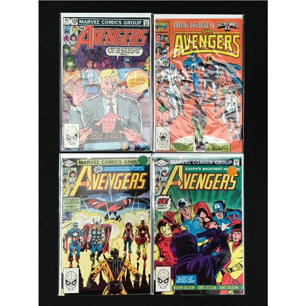 LOT OF 4 THE AVENGERS COMICS (MARVEL COMICS))