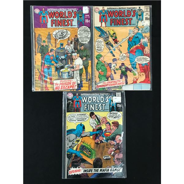 LOT OF 3 WORLDS FINEST COMICS (DC COMICS)