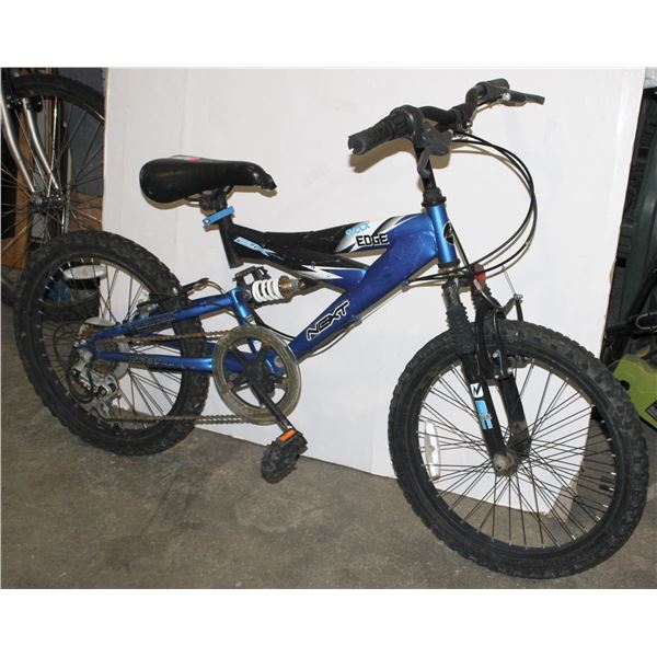 EDGE NEXT KIDS FULL SUSPENSION MOUNTAIN BIKE