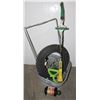 Image 1 : GALVANIZED TUB OF GARDEN AND LAWN CARE ITEMS