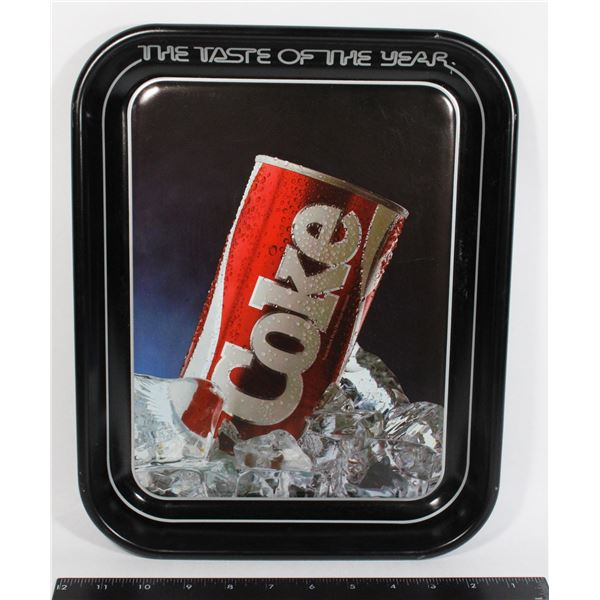 COKE TRAY THE TASTE OF THE YEAR