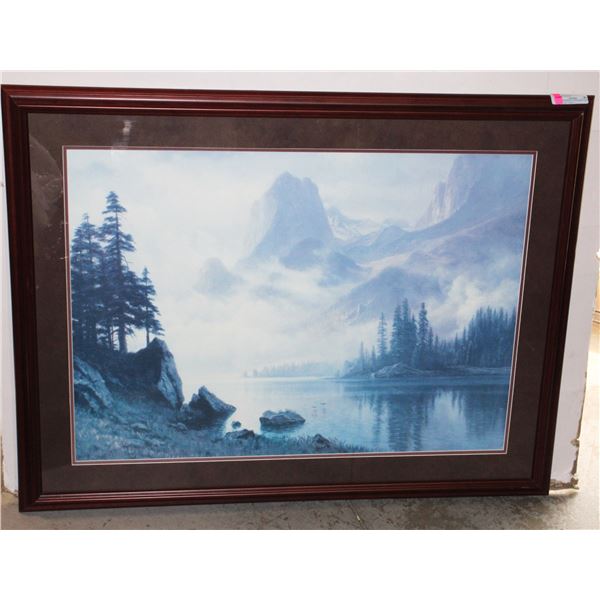 PROFESSIONALLY FRAMED UNDER GLASS ART PRINT