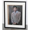 Image 1 : FRAMED KRAMER PUZZLE ARTWORK, LOOSELY FIT. NEEDS
