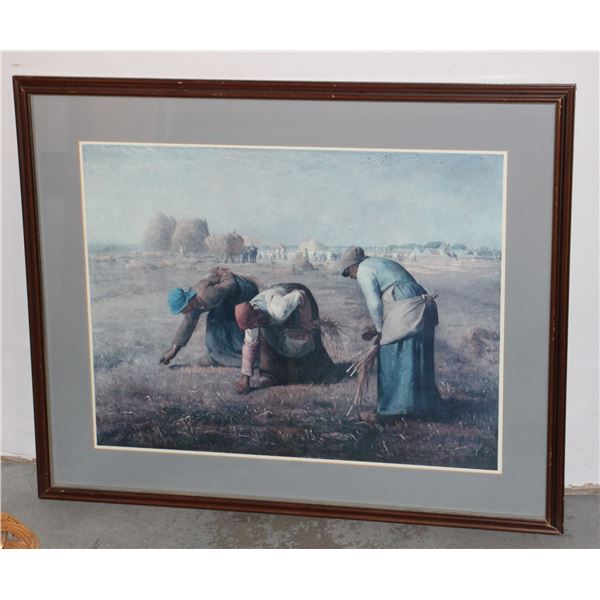 FRAMED REPLICA "THE GLEANERS" (DESGLANEUSES)