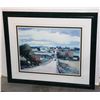 Image 1 : FRAMED KENT R. WALLIS FARM SCENE ARTWORK