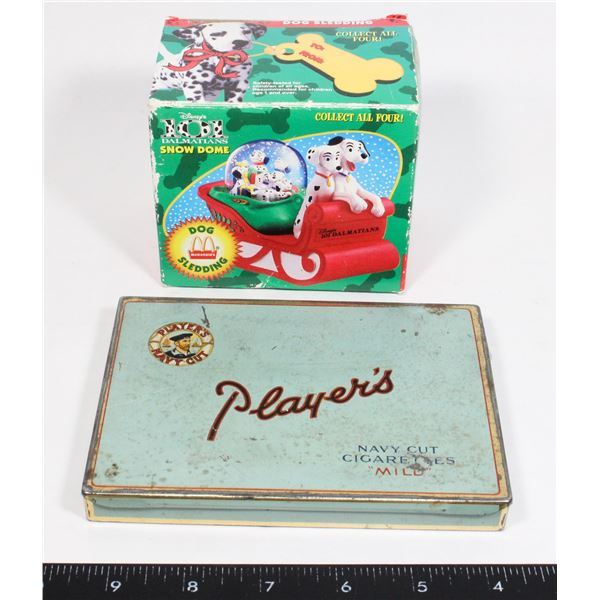 PLAYERS NAVEY CUT CIGARETTE TIN SOLD WITH