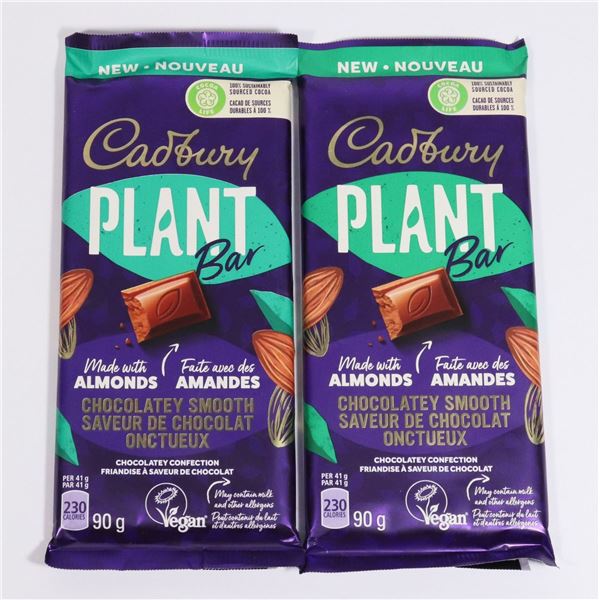 TWO CADBURY PLANT BAR (MADE WITH ALMONDS)
