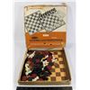 Image 1 : BARON/CROWN VINTAGE CHESS AND CHECKERS GAME