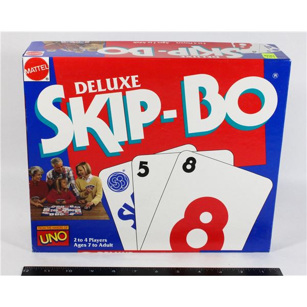 VINTAGE MATTEL DELUXE SKIP-BO GAME