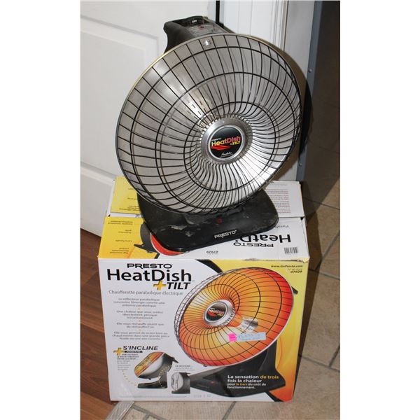 PRESTO  HEATING DISH WITH TILT *NEEDS REPAIR