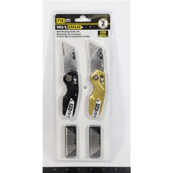 BALL BEARING KNIFE SET NEW 2 PC