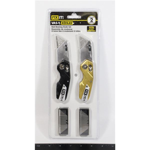 BALL BEARING KNIFE SET NEW 2 PC