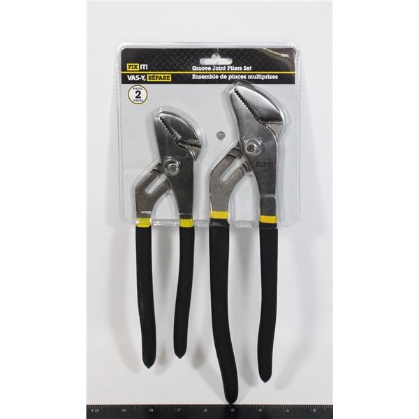 NEW GROOVE JOINT PLIERS SET 2 PC