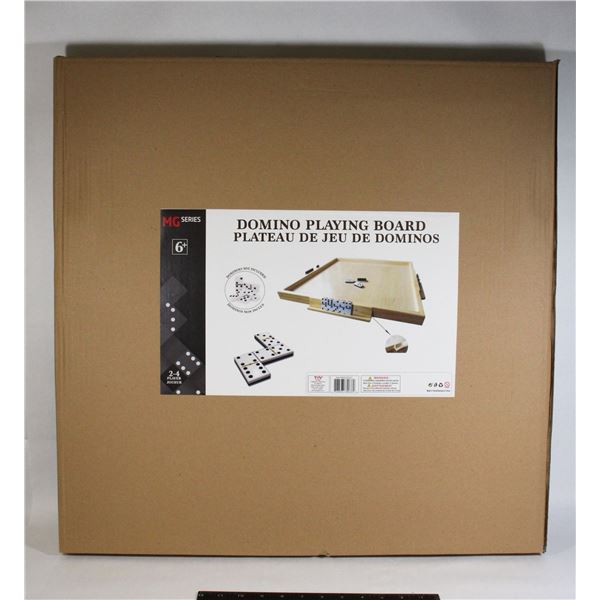 LARGE DOMINO PLAYING BOARD DOMINOS NOT INCLUDED