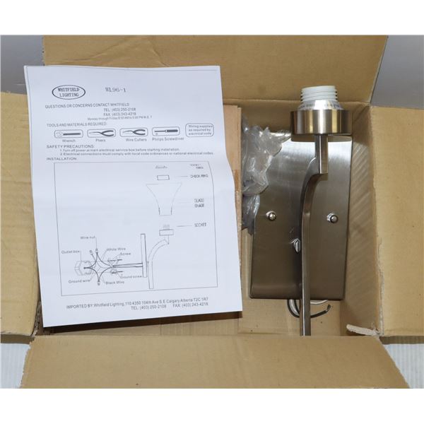 NEW WALL SCONCE LIGHT FIXTURE BY WHITFIELD