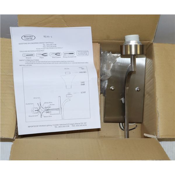 NEW WALL SCONCE LIGHT FIXTURE BY WHITFIELD