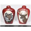 Image 1 : 2 ANIMAL THEMES VASES ( SMALL)