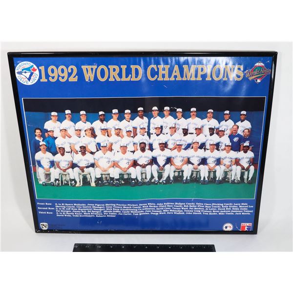 1992 BLUE JAYS TEAM PICTURE FRAME