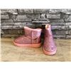 Image 1 : Girls Warm Winter Boots - Sparkly Pink - Youth Size 2 - Brand New