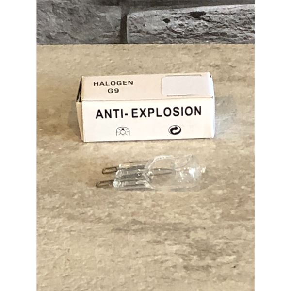 Lot of 2 - G9 Halogen Light Bulb - 110V - 25W - Anti-Explosion - Dimmable - Brand New