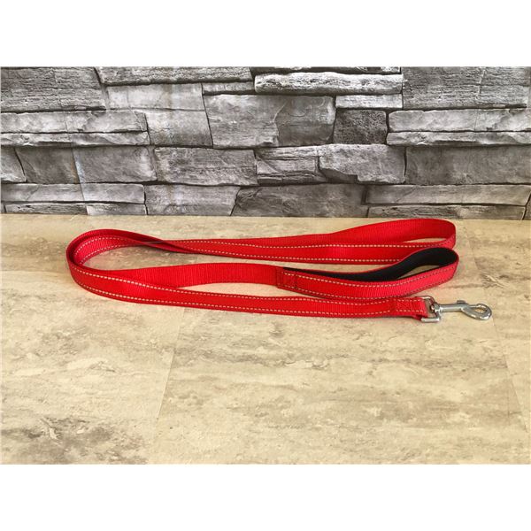 Dog Leash - 6 ft - Red - Brand New
