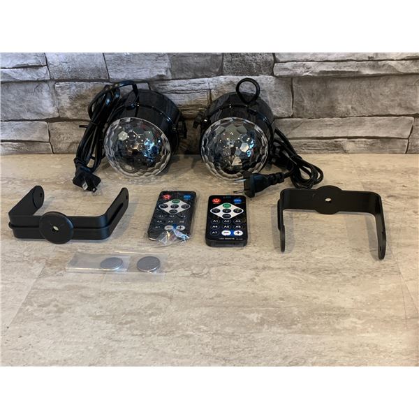 Strobe Lights - Sound Activated - 2 Pcs - Brand New