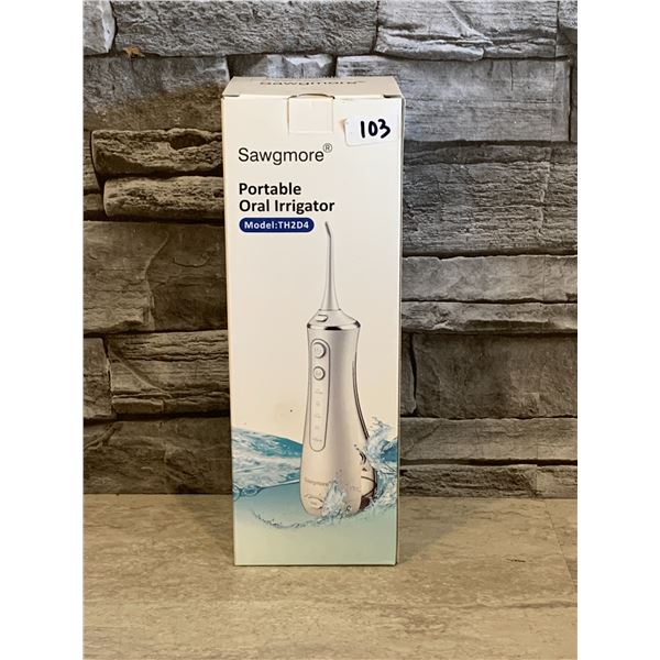 Sawgmore Portable Oral Irrigator - Model #: TH2D4 - Brand New
