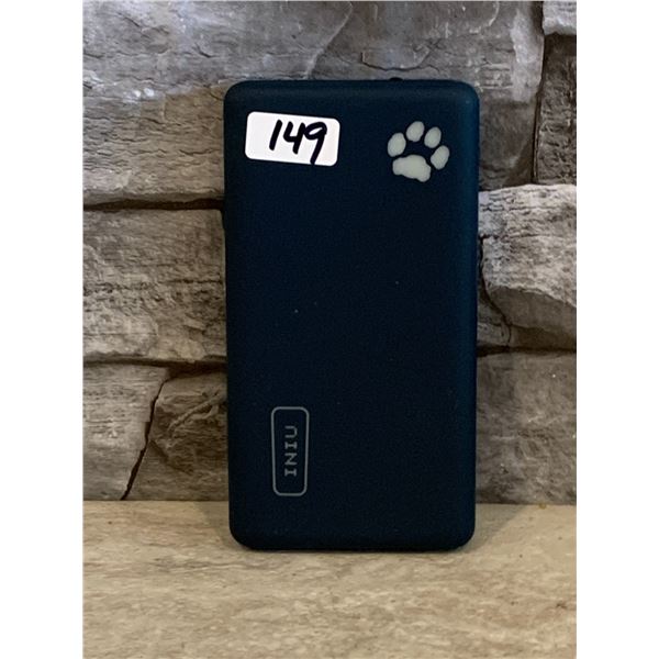 INIU Power Bank with built in Flashlight - Model #: BI-B41 - 10000mAh - Blue