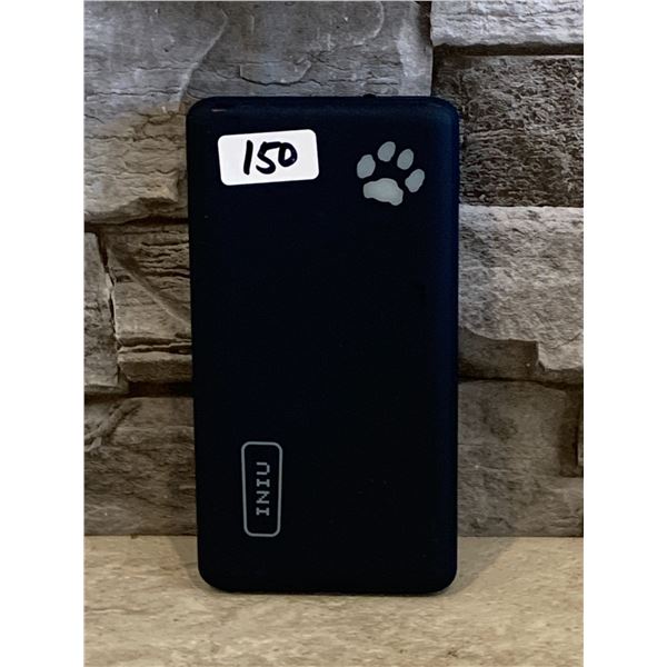 INIU Power Bank with built in Flashlight - Model #: BI-B41 - 10000mAh - Blue