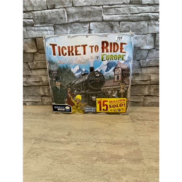 Ticket To Ride - Europe Edition - Days of Wonder Board Game - Brand New
