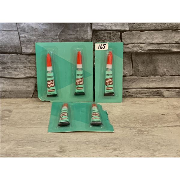 Lot of 5 - Super Glue Liquid - 3g ea - Brand New