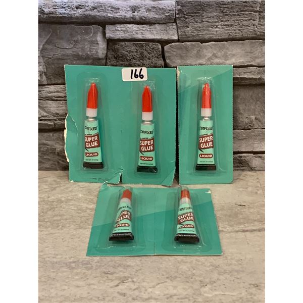 Lot of 5 - Super Glue Liquid - 3g ea - Brand New