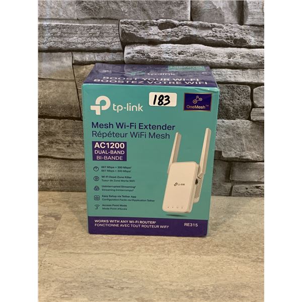 tp-link Mesh Wi-Fi Extender - AC1200 Dual-Band - Brand New