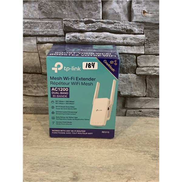 tp-link Mesh Wi-Fi Extender - AC1200 Dual-Band - Brand New