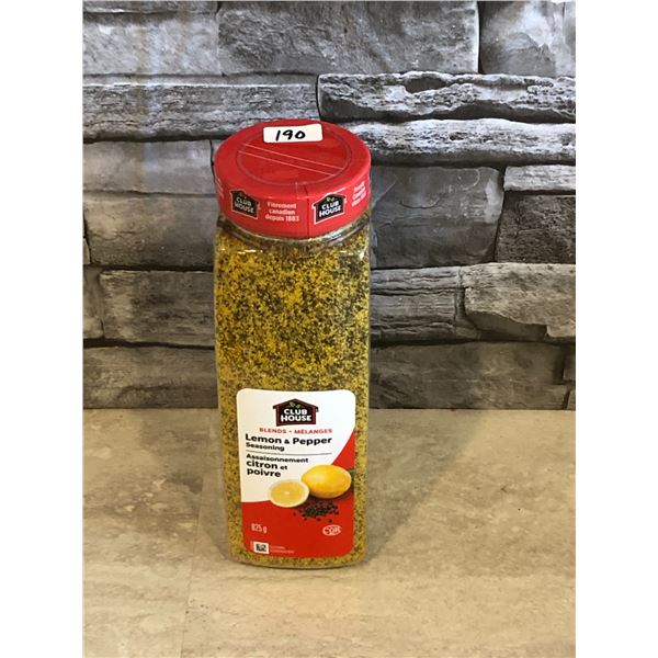 Club House Lemon & Pepper Seasoning - BB: 2026 AL - 825g - Brand New