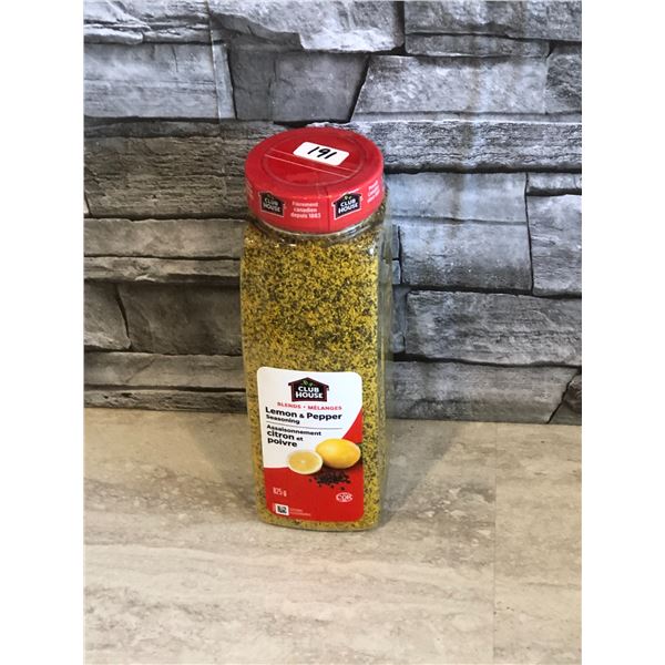 Club House Lemon & Pepper Seasoning - BB: 2026 AL - 825g - Brand New