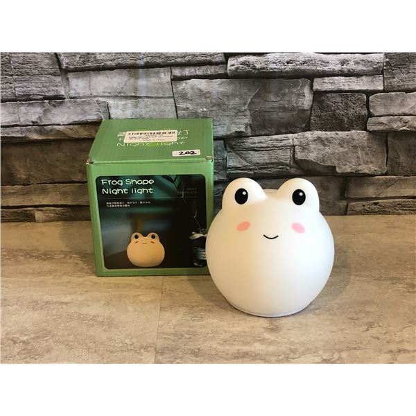 Frog Shaped Night Light - Rechargeable - Brand New