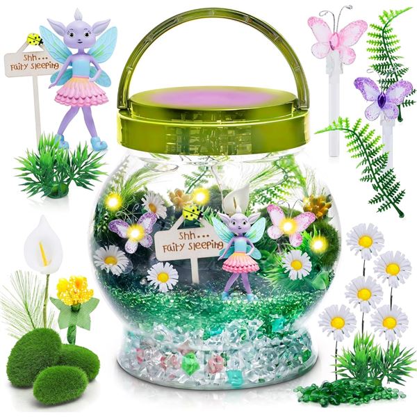Amitie Lane Diy Terrarium Kit - Fairy - Brand New