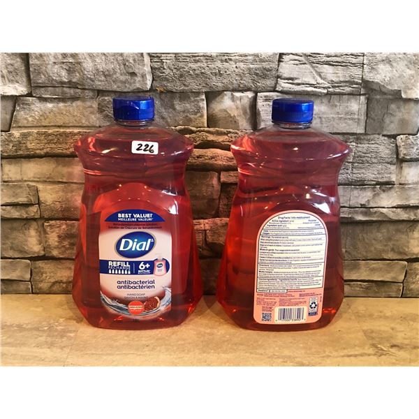 Lot of 2 Dial Soap Refill - Pomegranate Tangerine - 1.53L - Brand New